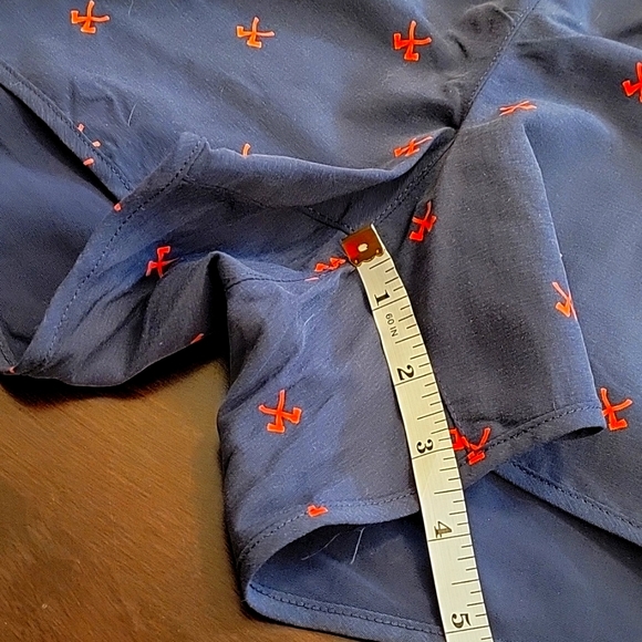 NWOT The North Face Elastic Waist Blue & Orange Athletic Gym Shorts Size Large - Picture 14 of 15